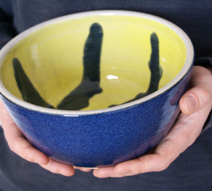 Handmade decorative fruit bowl large wheel th... Folksy