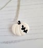 Halloween Black and White pumpkin necklace - Image 2
