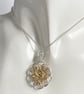 Sterling Silver Chainmaille Medallion Pendant Necklace - Image 8