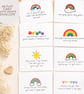 A6 Affirmation Rainbow Cards - Positive Mindset, Teacher Motivation