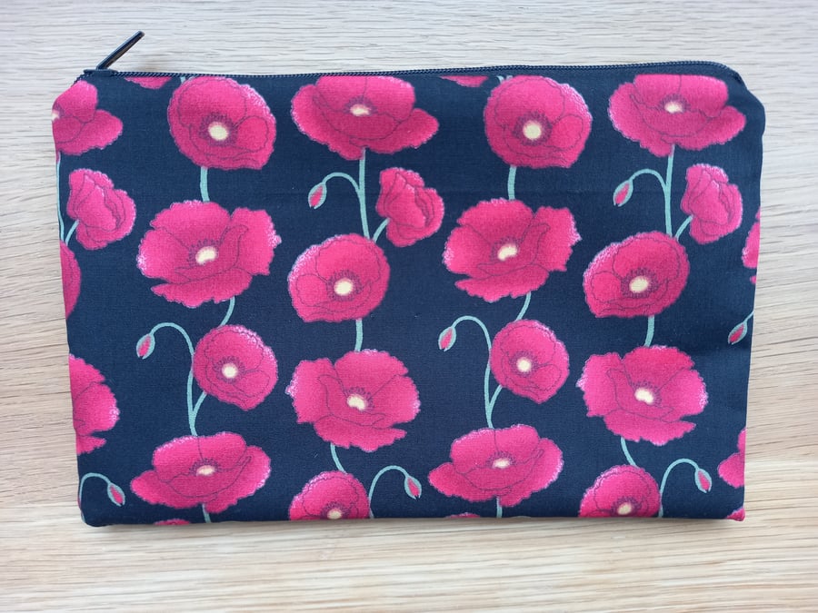 Poppy Style 1 Storage pouch - ideal gift  make up bag