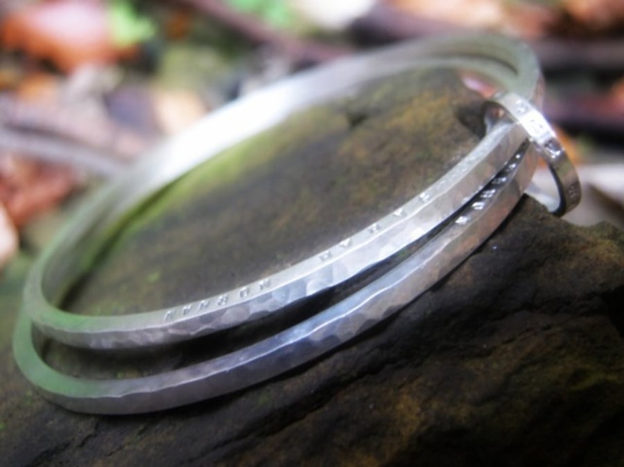 Silver Bangle - What matters to me