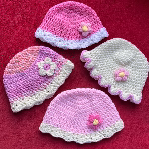 Crochet hats all sizes