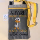 Embroidered bag - If your expecting................