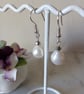 CULTURED PEARL EARRINGS - WEDDING - BRIDE -  PEARL EARRINGS -  FREE UK POSTAGE - Image 2