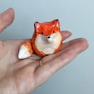 Handmade Fox Mini Faux Flower Vase