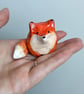 Handmade Fox Mini Faux Flower Vase