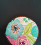 Woodslice decoupage coaster 