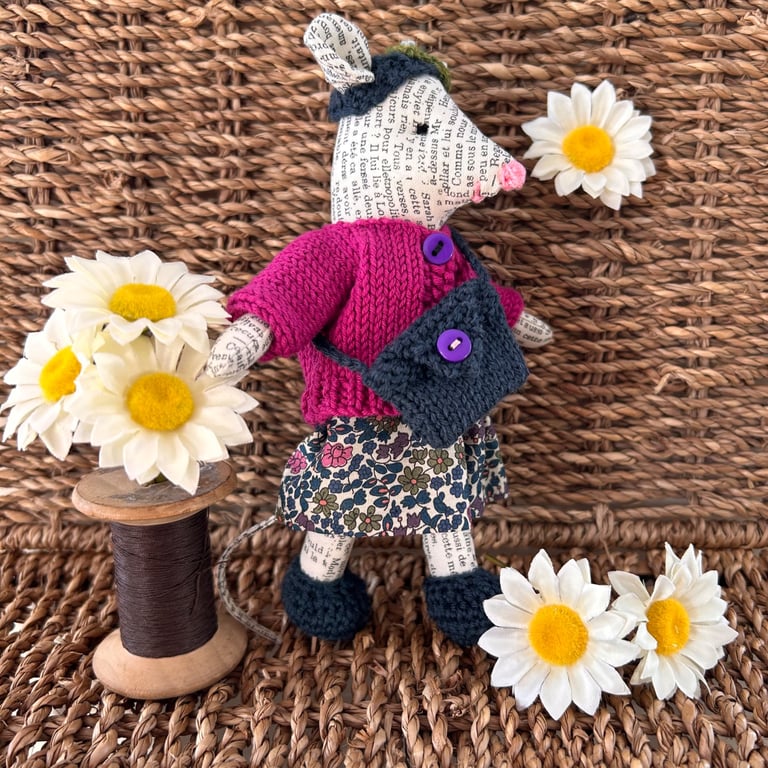 Handmade Little Fabric Mouse