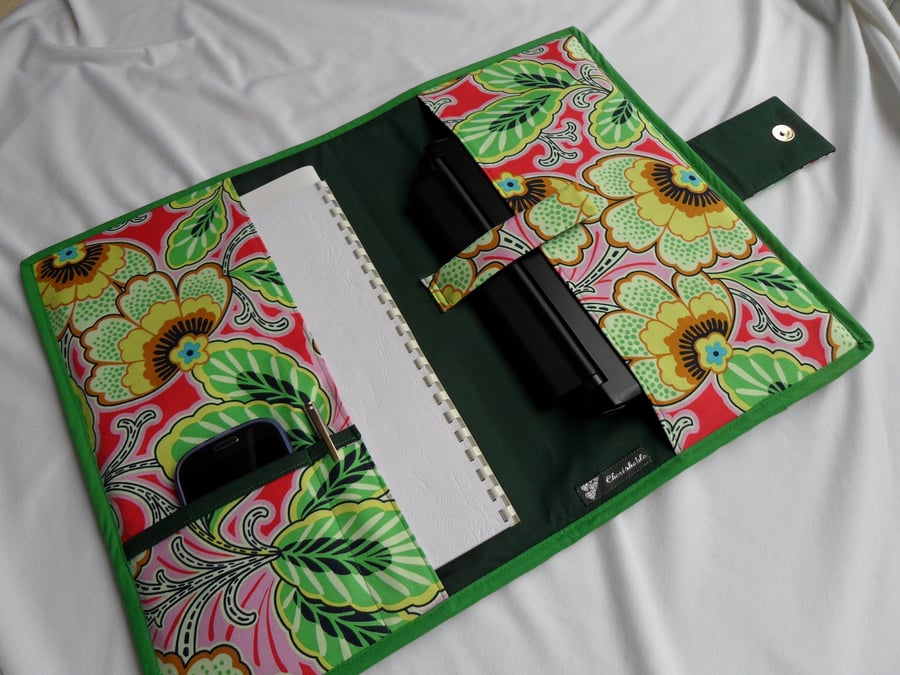 Handmade A4 Fabric Folder