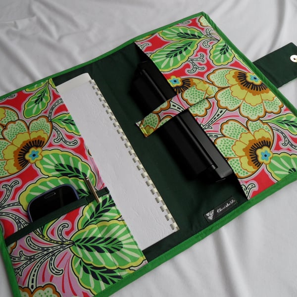 Handmade A4 Fabric Folder