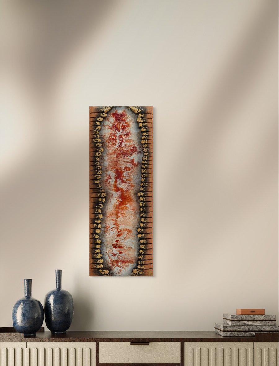 Djinn original painting handmade by CREATOM