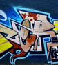Street Art Graffiti Digbeth Birmingham UK Photograph Print - Image 1