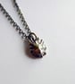 Silver Limpet Sea Shell Necklace - Oxidised Fine Silver - Image 5