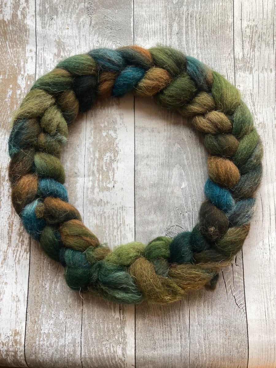 Suffolk Spinning fibre 100g Beginner spinner Copper penny 