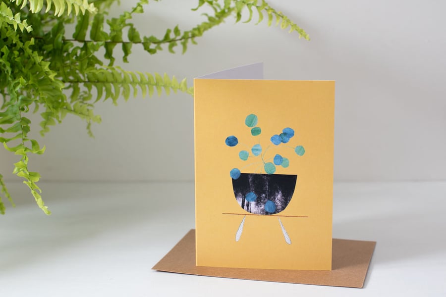 Houseplant Greeting Card - The Lesser Spotted What Do You Call It!