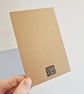 Fish Skeleton Lino Printed Pocket Notebook - Image 5