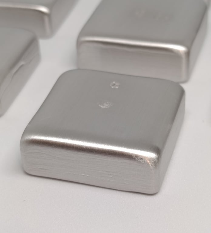 Lead-Free Pewter Ingot 100g Approx. 95% Tin for Jewellery Making & Casting