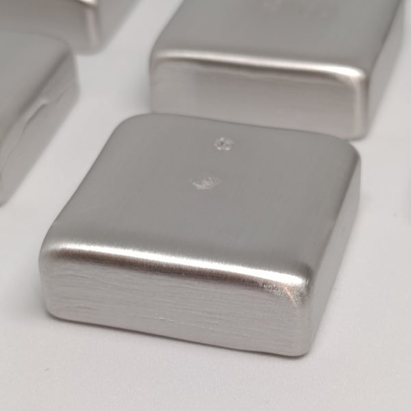 Lead-Free Refined Pewter Ingot 100g – Hand Cast for Jewellery & Metalworking