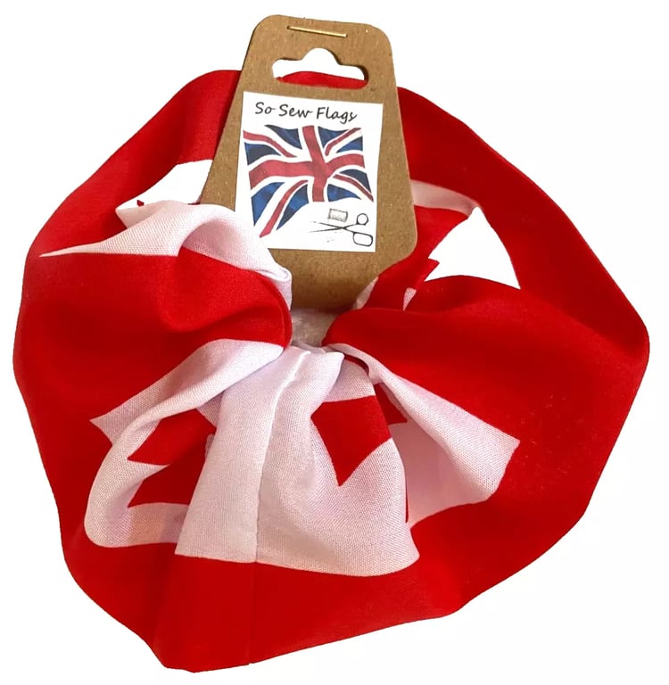 Georgia Republic Flag Hair Scrunchie Scrunchies Accessory Band Elastic