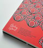 A6 HARDBACK NOTEBOOK - GREEN PEONY - Image 4