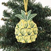 Ceramic Pineapple Christmas decoration Pottery Pineapple