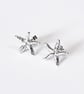 Fine Silver Starfish Stud Earrings - Image 1