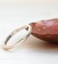 Dimple textured silver stacking ring - Image 1