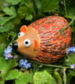 Cute ceramic stoneware pottery hedgehog ornament - Image 5