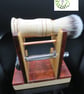 Handcrafted Ash wood Shaving Brush with Silvertip Knot (SKU-SB03 - Image 7
