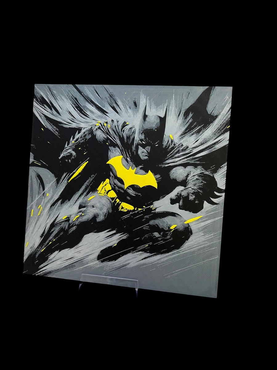 Batman 3D Printed Fan, Wall Art