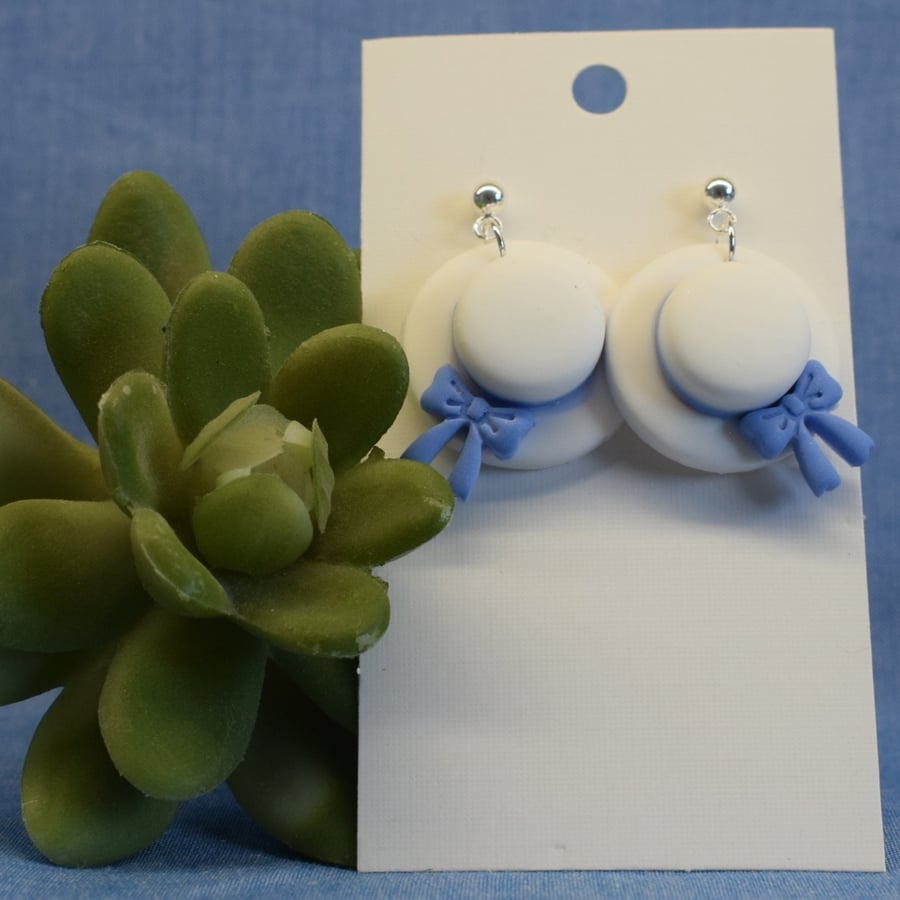 Summer Sunhat Drop Earrings