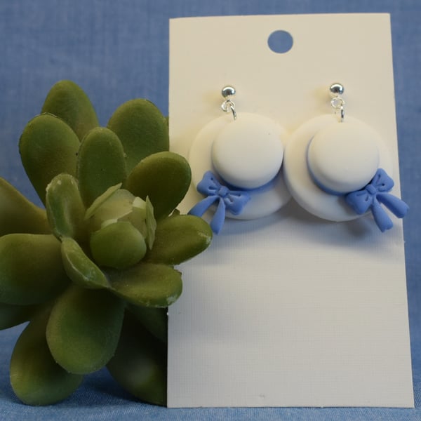 Summer Sunhat Drop Earrings