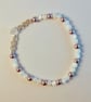 Moonstone, Mother of Pearl And Shell Pearl Bracelet - Handmade In Devon - Image 6