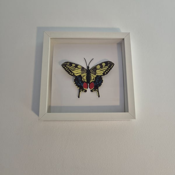 Original Papercraft Specimen-style - Swallowtail Butterfly
