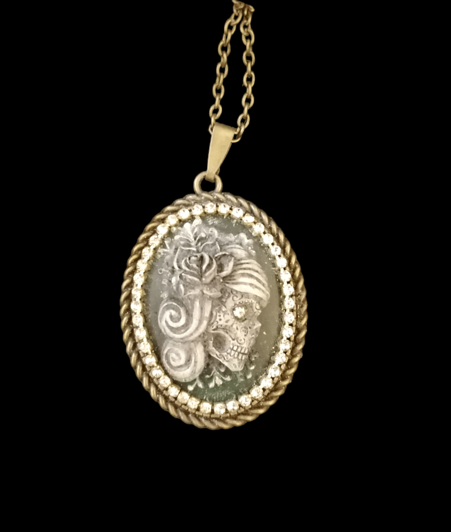 Gothic Cameo style necklace 
