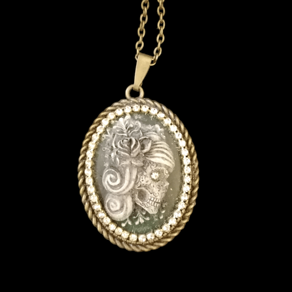 Gothic Cameo style necklace 