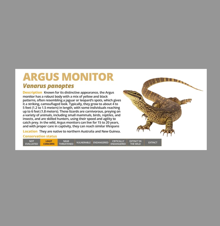 Vinyl enclosure sticker - Argus Monitor