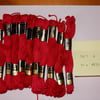 Anchor soft embroidery thread red