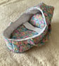 Doll's Carrycot, multi-coloured suitable for 14 inch dolls