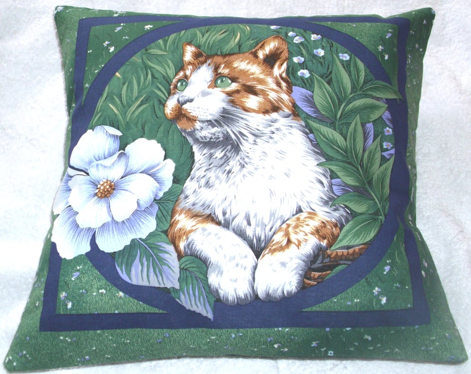 Pretty Kitten gazing off into the distance Cushion