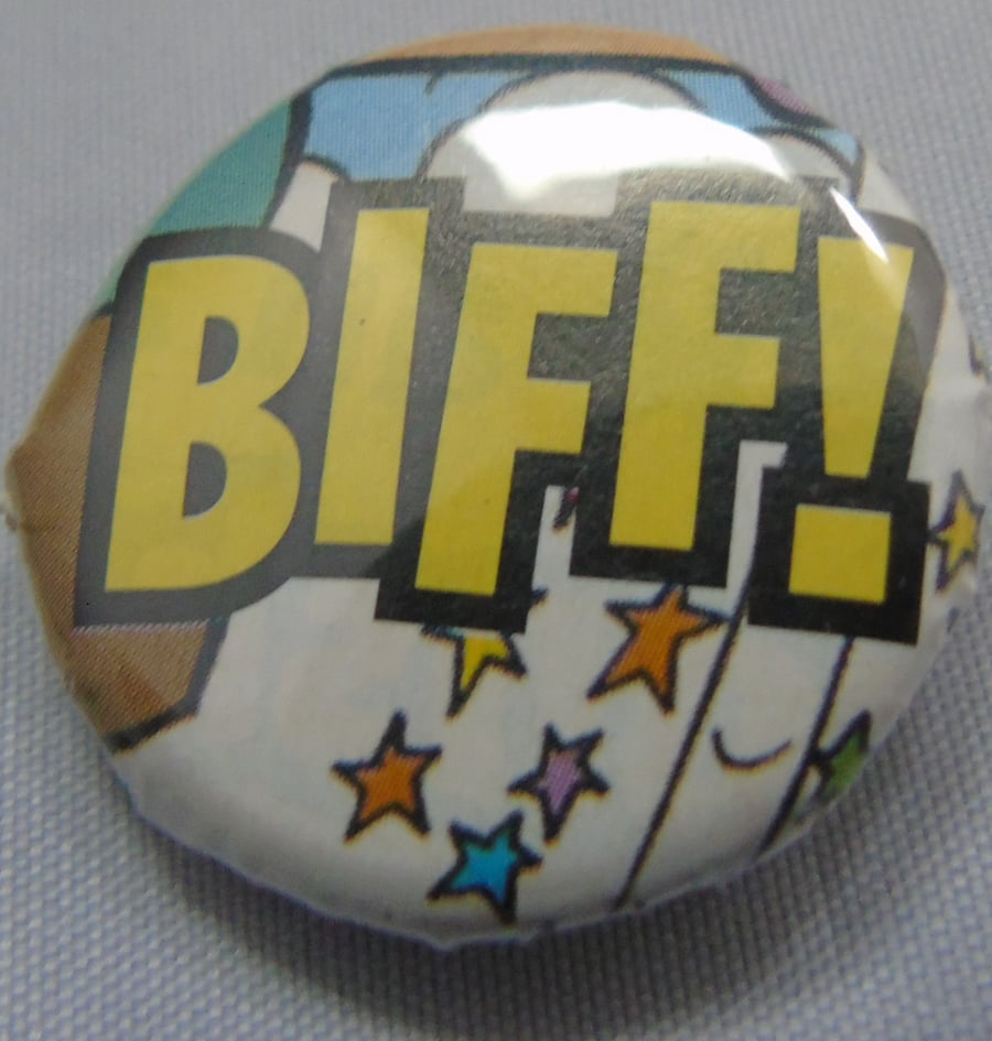 Comics Badge - Biff!