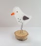 Fused Glass Seagull Ornament: Beach Coastal Decor - Image 10
