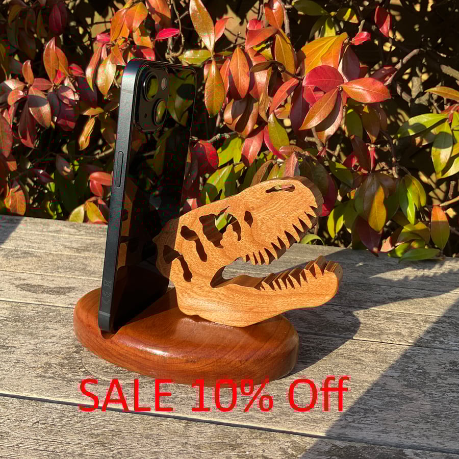 T Rex Skull Phone Stand (WPS22)