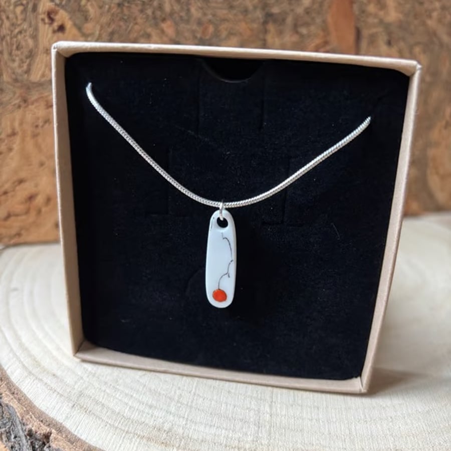 Handmade Pendant Necklace, Unique Eco Friendly Gifts, Sterling Silver.