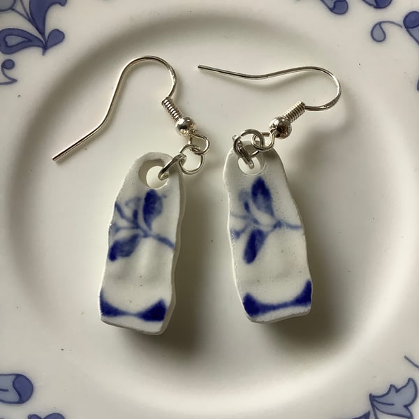 Handmade Drop Earrings, One of a Kind, Unique, Eco Friendly Gifts.