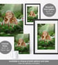 Woodland Clearing, Fantasy Fairy Portrait custom photo art - Image 5