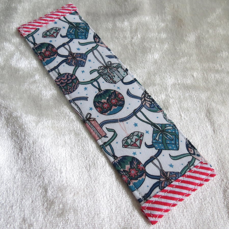 Bookmark.  Fabric bookmark.  Made from Liberty Tana Lawn.
