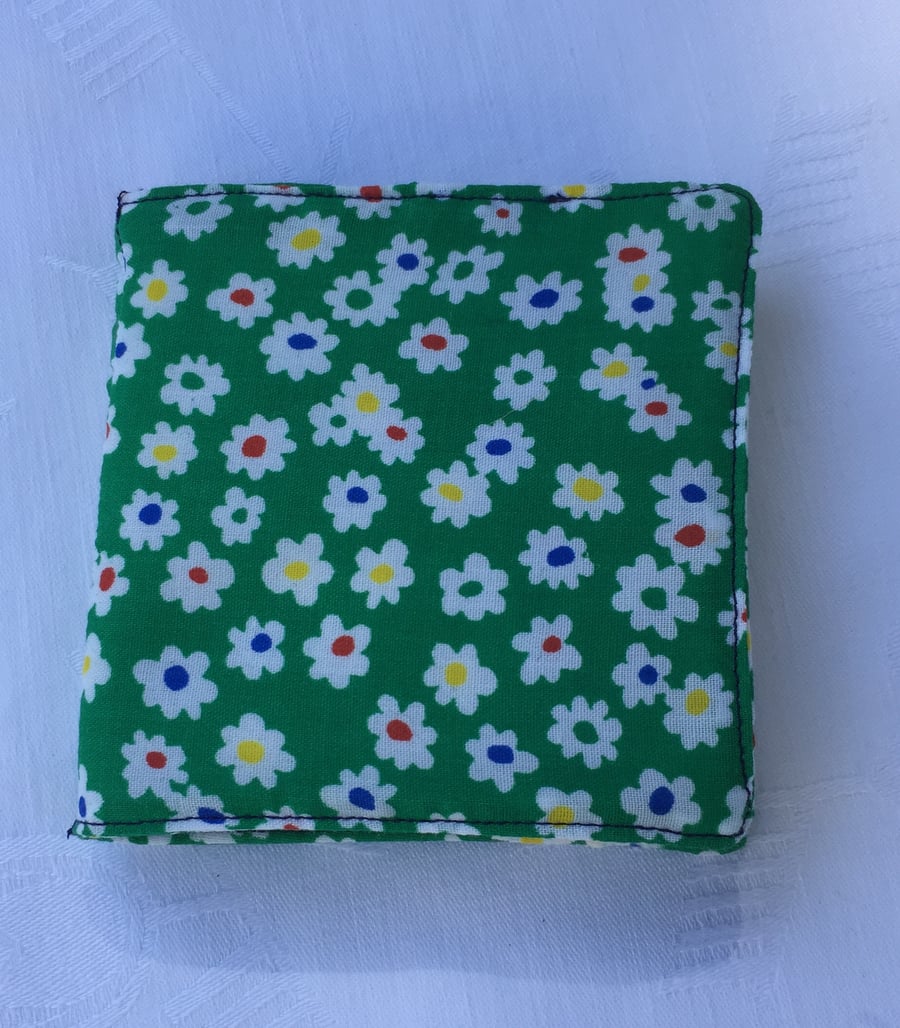 Fun flowers fabric Needle Case