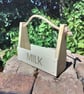 Wood Milk Caddy. Milk Carrier - Image 2